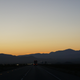 Heading into California at dusk.